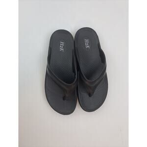 H2K Flip Flops Sandals Women’s 8 Black